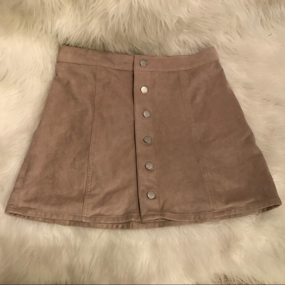 Suede Like Skirt by Express